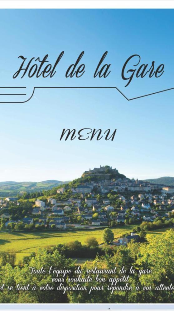 Hotel De La Gare Sévérac-le-Château Exteriör bild