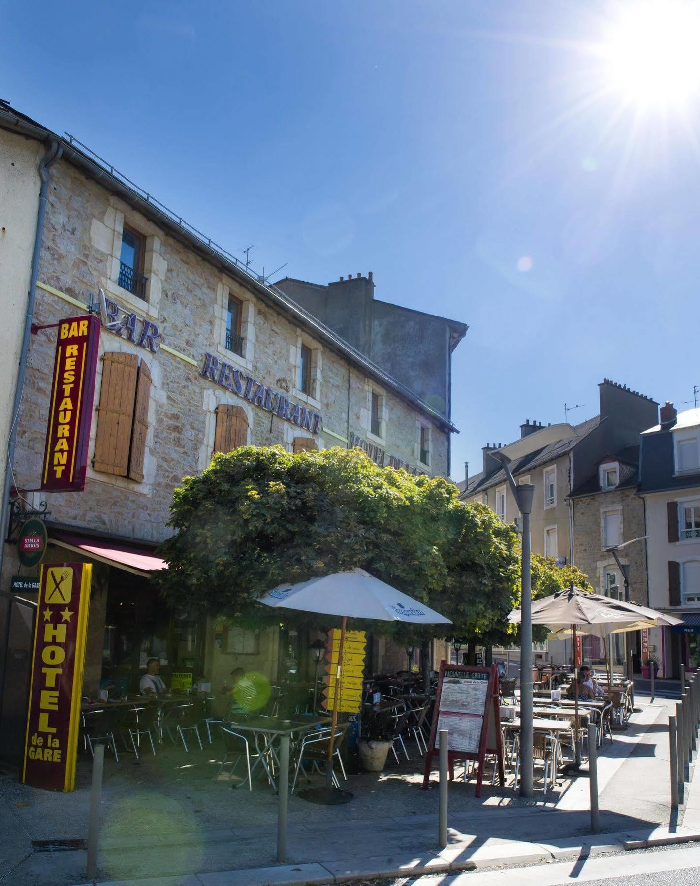 Hotel De La Gare Sévérac-le-Château Exteriör bild